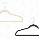 AmazonBasics Hangers, 50-pack Black $16 | White $17